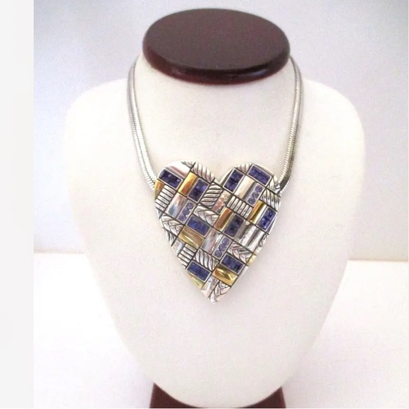 Brighton "ROYAL TAPESTRY HEART" Necklace - Picture 4 of 6